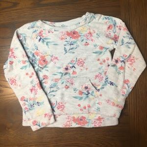 Toddler Girl Carters Floral Sweatshirt